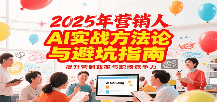 2025年营销实战方法论与避坑指南，利用AI提升营销效率与职场竞争力-卿云社