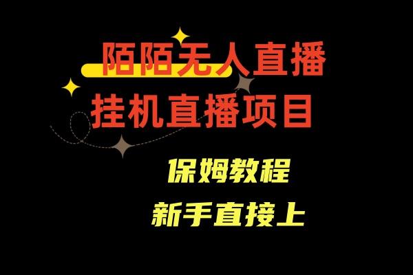 收费1980的，陌陌无人直播，通道人数少，新手容易上手-卿云社