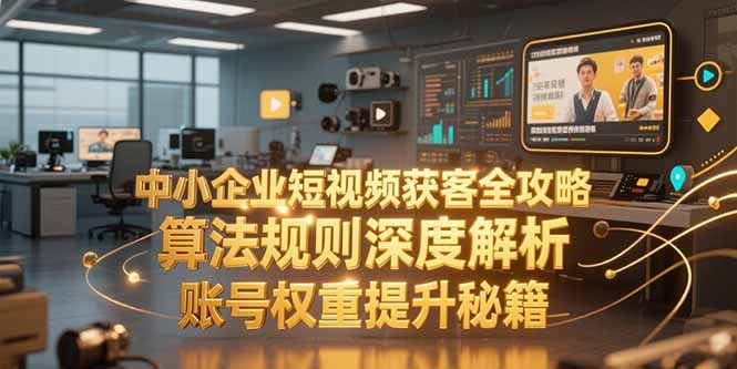 中小企业短视频获客全攻略，算法规则深度解析，账号权重提升秘籍-卿云社