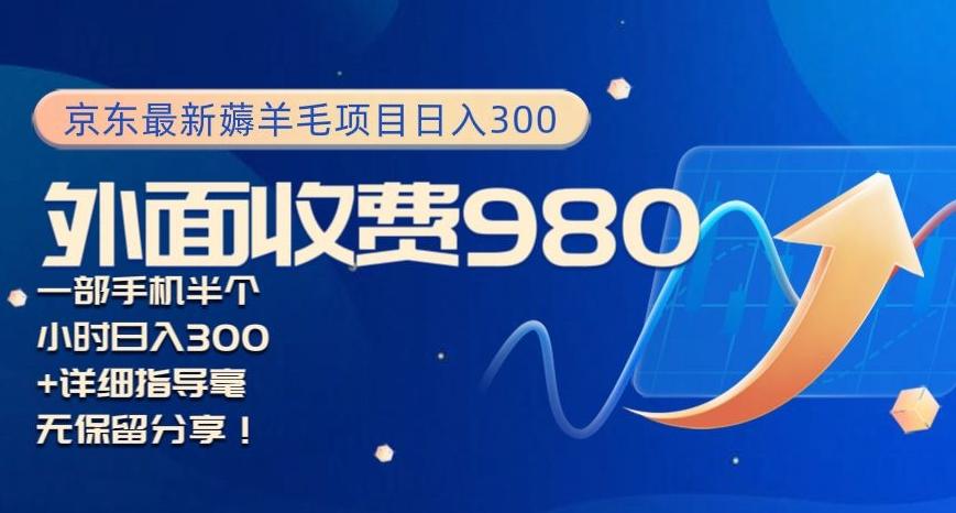 京东最新薅羊毛项目小白怎么做到日入300+一部手机半小时搞定-卿云社