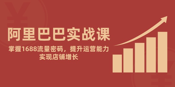 阿里巴巴实战课：掌握1688流量密码，提升运营能力，实现店铺增长-卿云社